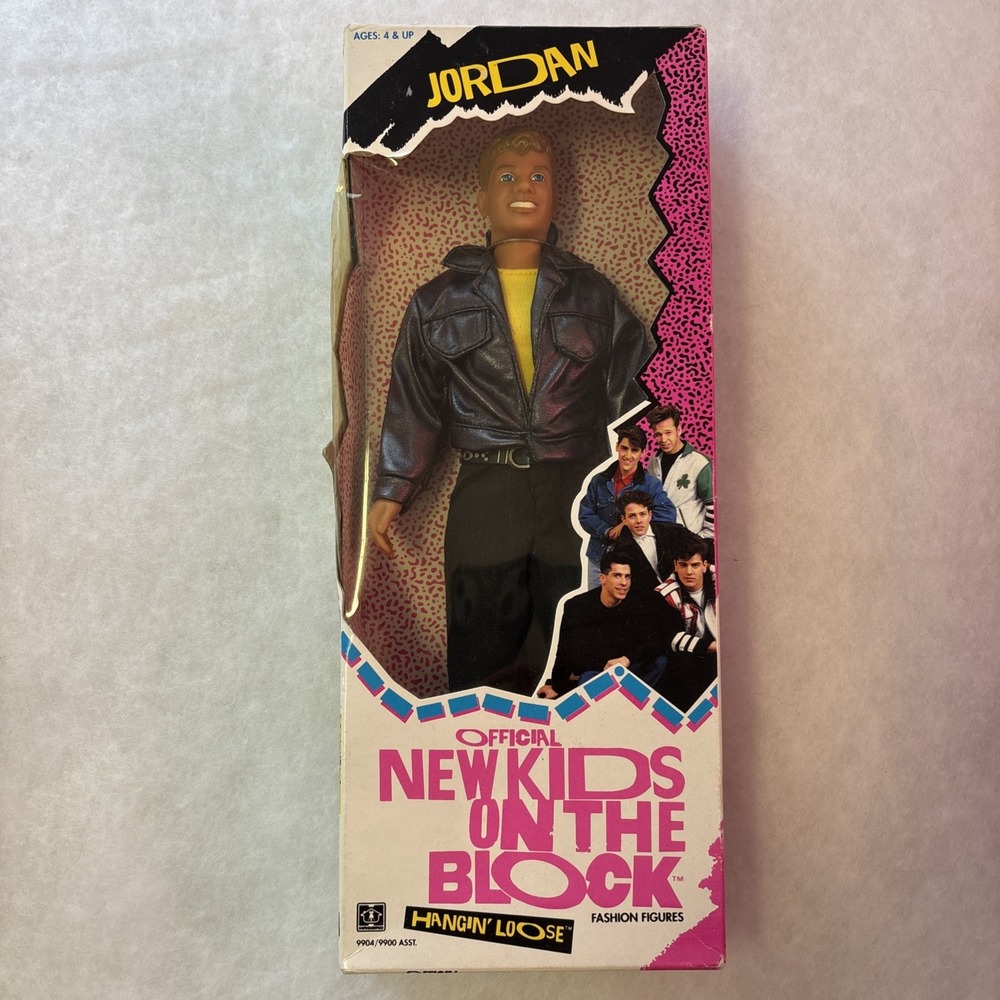 Vintage New Kids On The Block NKOTB JORDAN Hangin' Loose Doll 1990 NRFB NIB